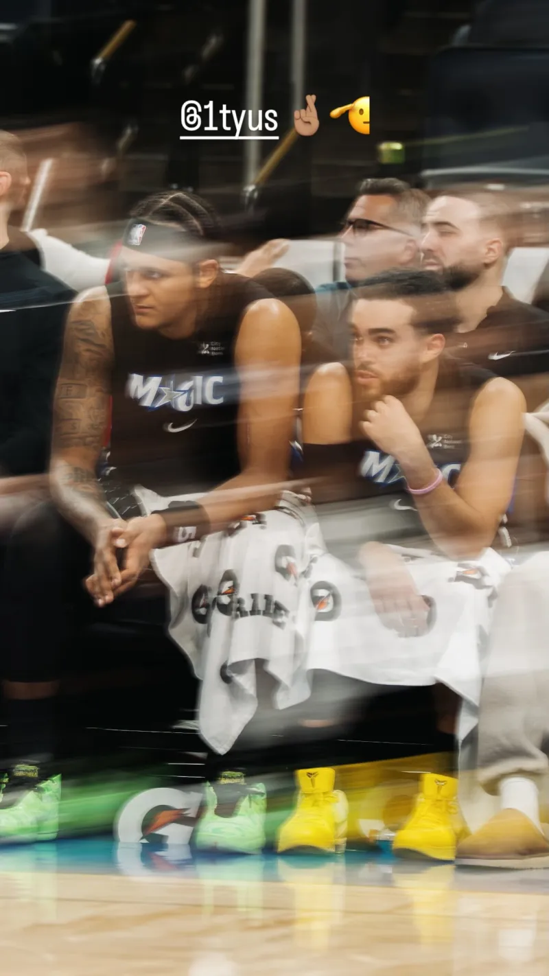 祝未来好运!班凯罗Ins晒合影向泰厄斯-琼斯告别